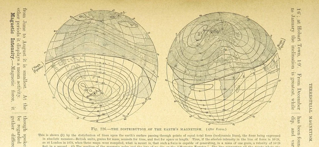 An illustration from Our Earth and its Story: a popular treatise on physical geography. Edited by R. Brown. With ... coloured plates and maps, etc, 1899, leaf 279