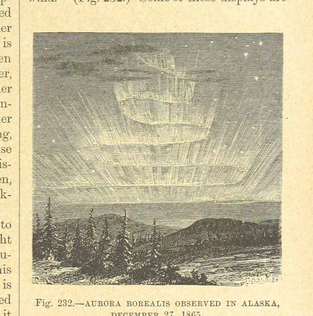 An illustration from Our Earth and its Story: a popular treatise on physical geography. Edited by R. Brown. With ... coloured plates and maps, etc, 1899, leaf 287