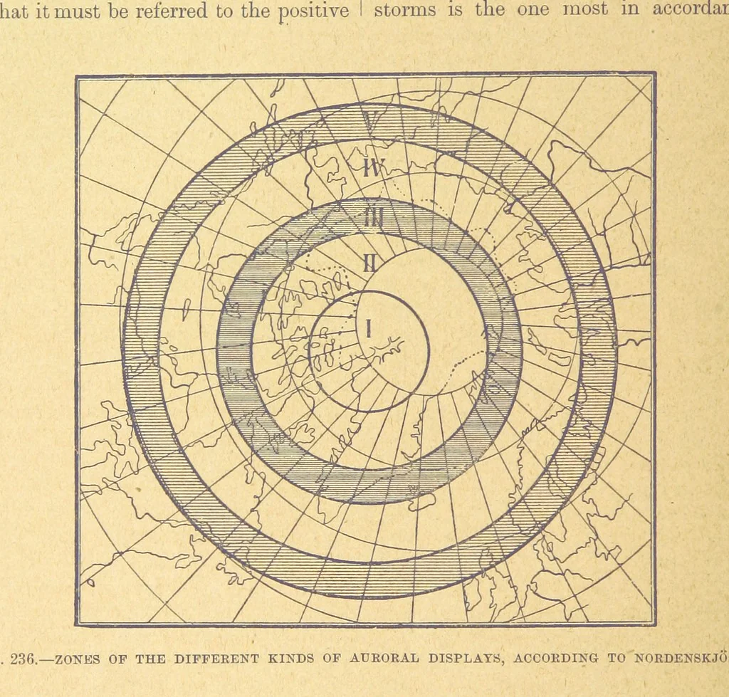 An illustration from Our Earth and its Story: a popular treatise on physical geography. Edited by R. Brown. With ... coloured plates and maps, etc, 1899, leaf 294