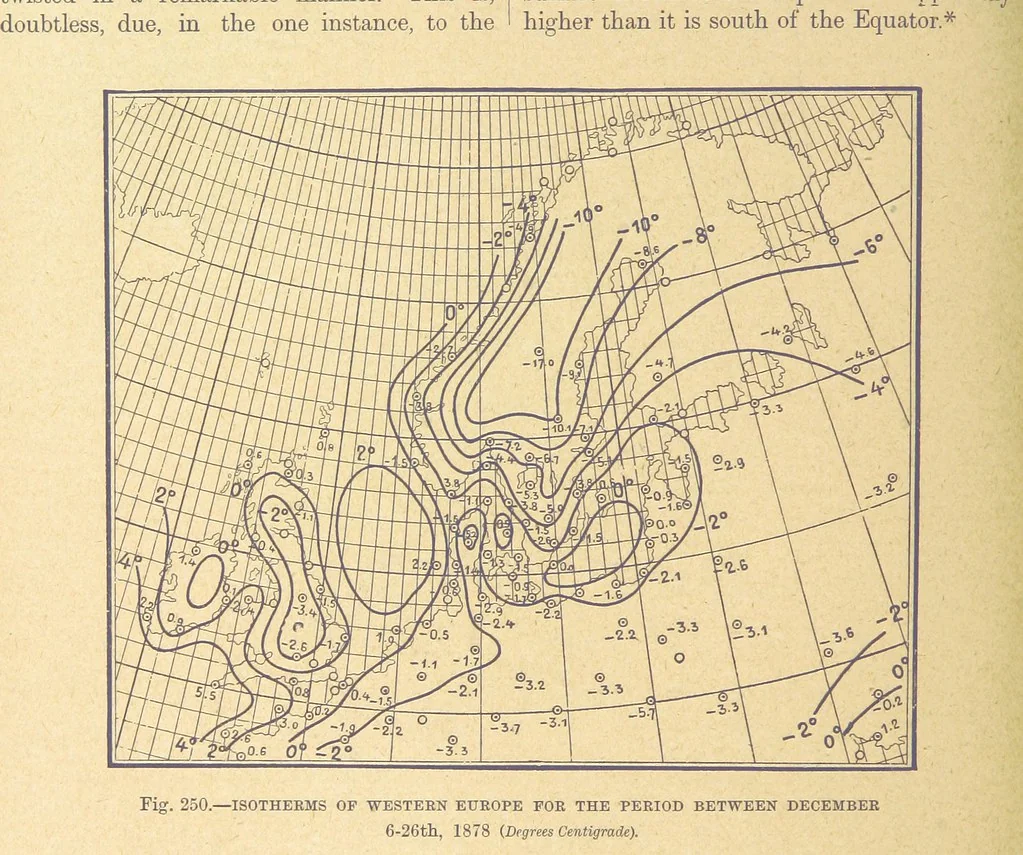 An illustration from Our Earth and its Story: a popular treatise on physical geography. Edited by R. Brown. With ... coloured plates and maps, etc, 1899, leaf 320