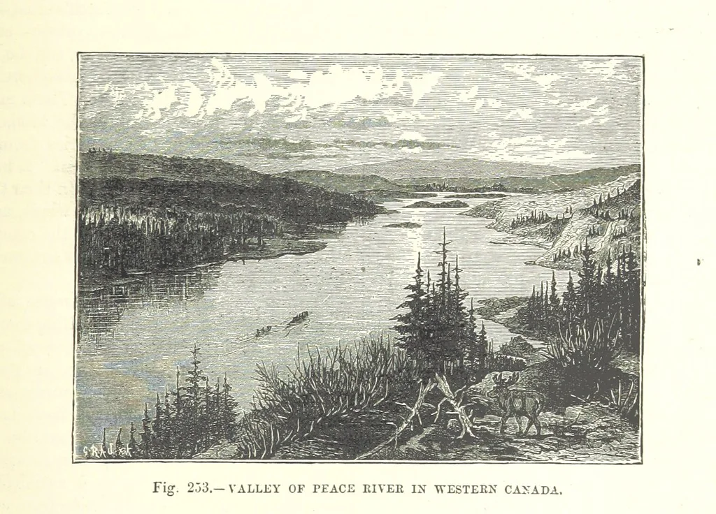 An illustration from Our Earth and its Story: a popular treatise on physical geography. Edited by R. Brown. With ... coloured plates and maps, etc, 1899, leaf 327
