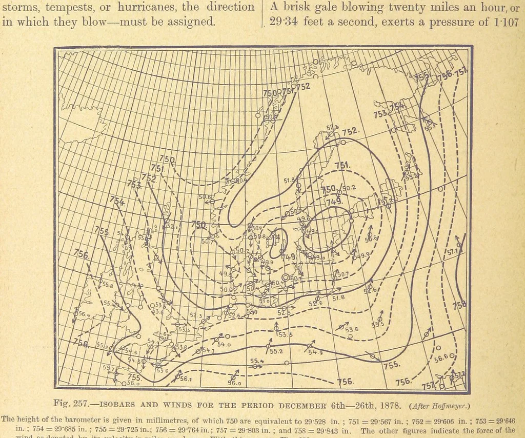 An illustration from Our Earth and its Story: a popular treatise on physical geography. Edited by R. Brown. With ... coloured plates and maps, etc, 1899, leaf 332
