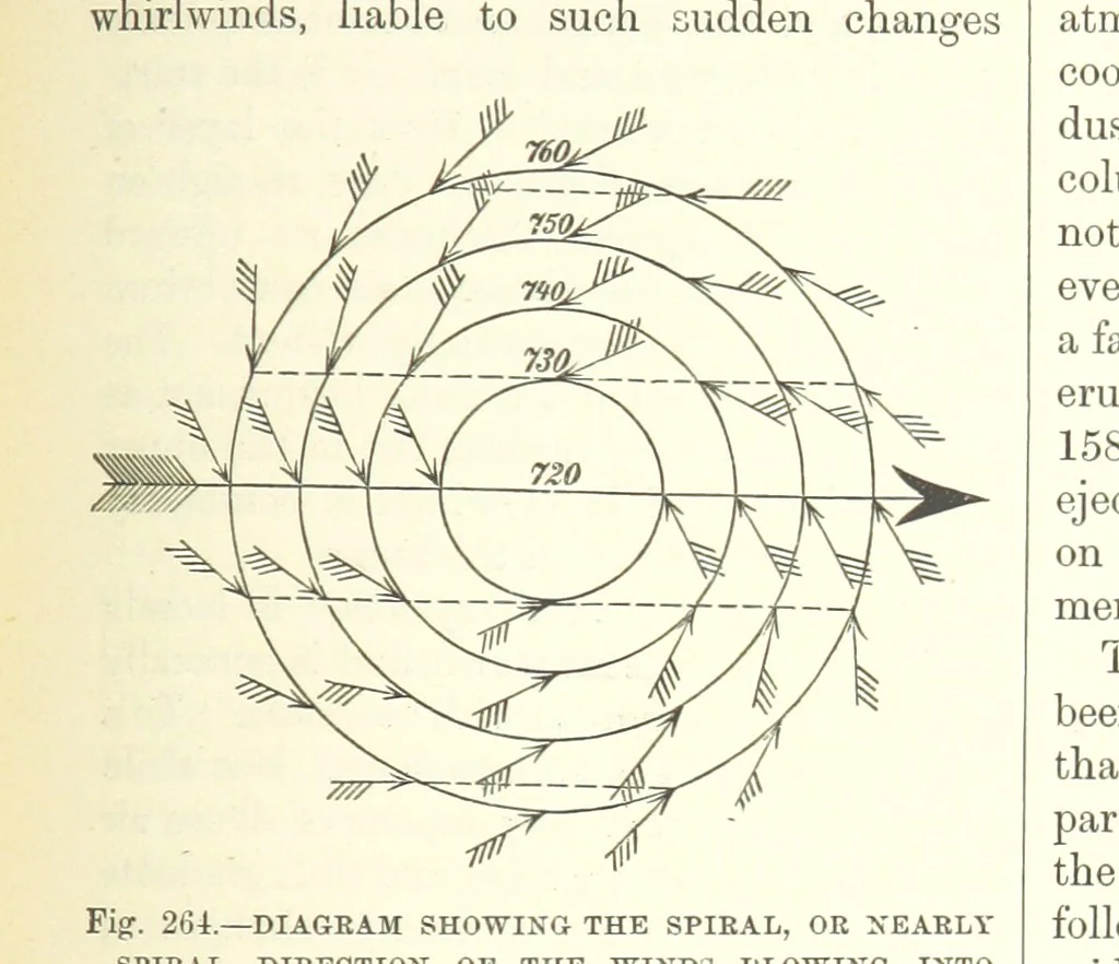 An illustration from Our Earth and its Story: a popular treatise on physical geography. Edited by R. Brown. With ... coloured plates and maps, etc, 1899, leaf 347