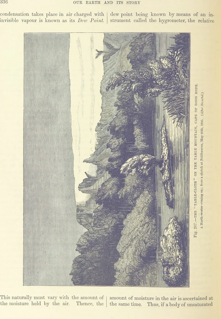 An illustration from Our Earth and its Story: a popular treatise on physical geography. Edited by R. Brown. With ... coloured plates and maps, etc, 1899, leaf 352