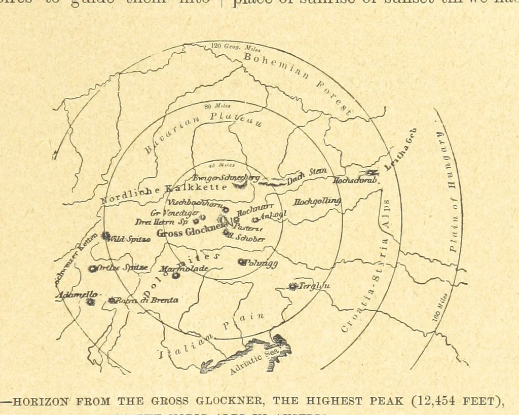 An illustration from Our Earth and its Story: a popular treatise on physical geography. Edited by R. Brown. With ... coloured plates and maps, etc, 1899, leaf 371