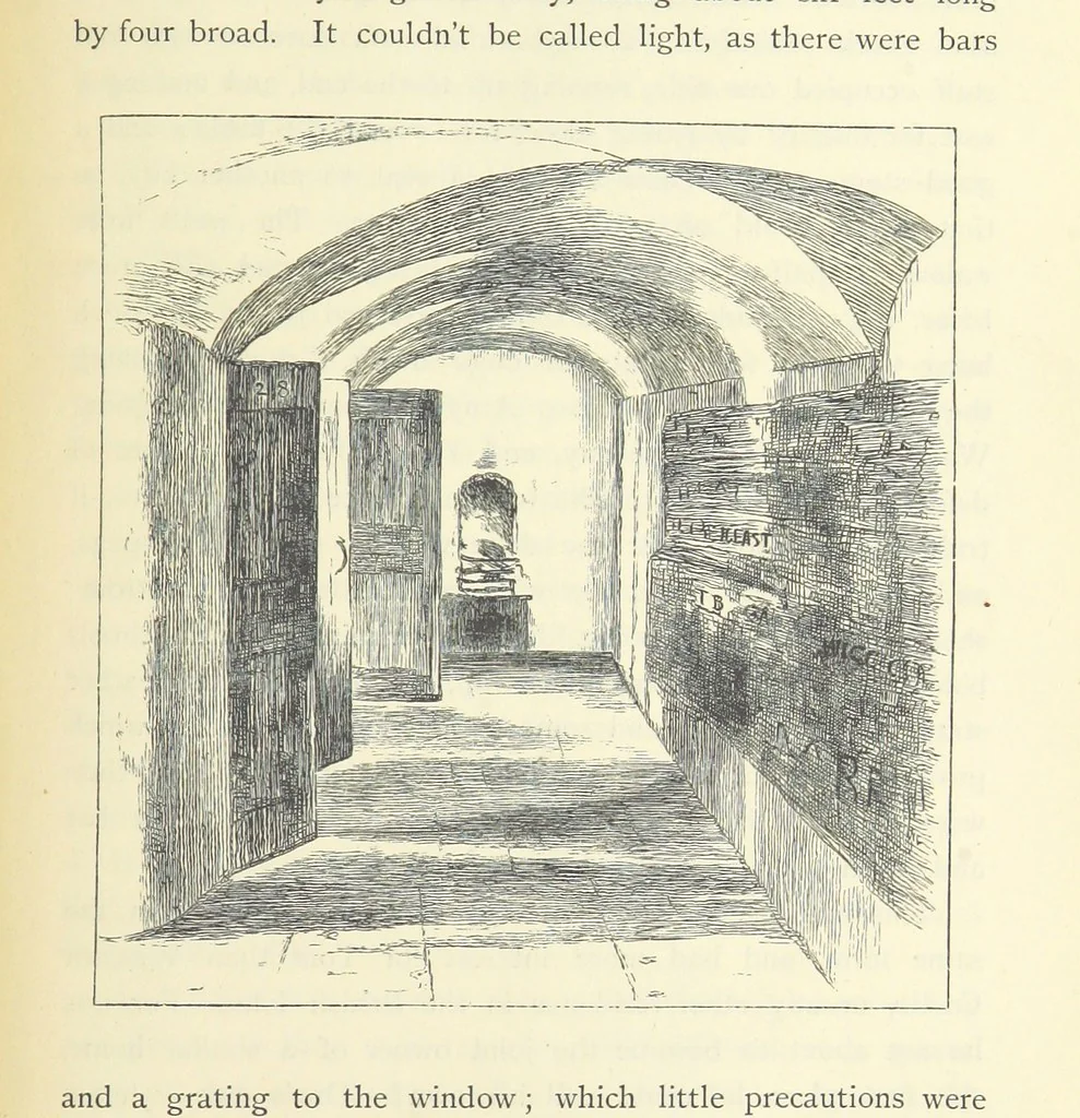 An illustration from Tom Brown's School Days. By an Old Boy [i.e. Thomas Hughes]. Third edition, 1869, leaf 129
