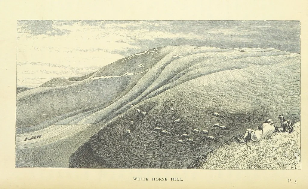 An illustration from Tom Brown's School Days. By an Old Boy [i.e. Thomas Hughes]. Third edition, 1869, leaf 32