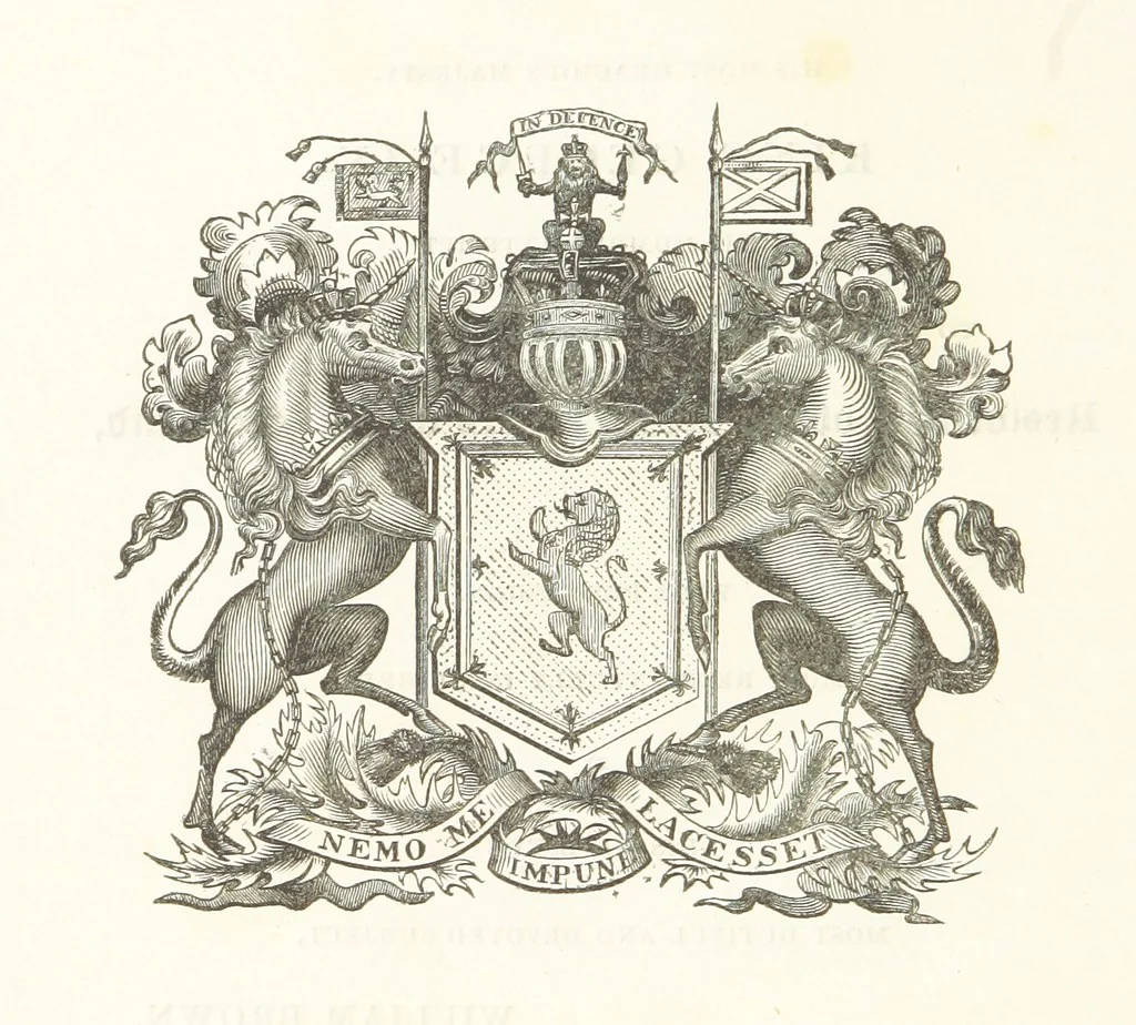 An illustration from Select Views of the Royal Palaces of Scotland ... With illustrative descriptions ... by the late Rev. John Jamieson ... Second edition, 1840, leaf 12