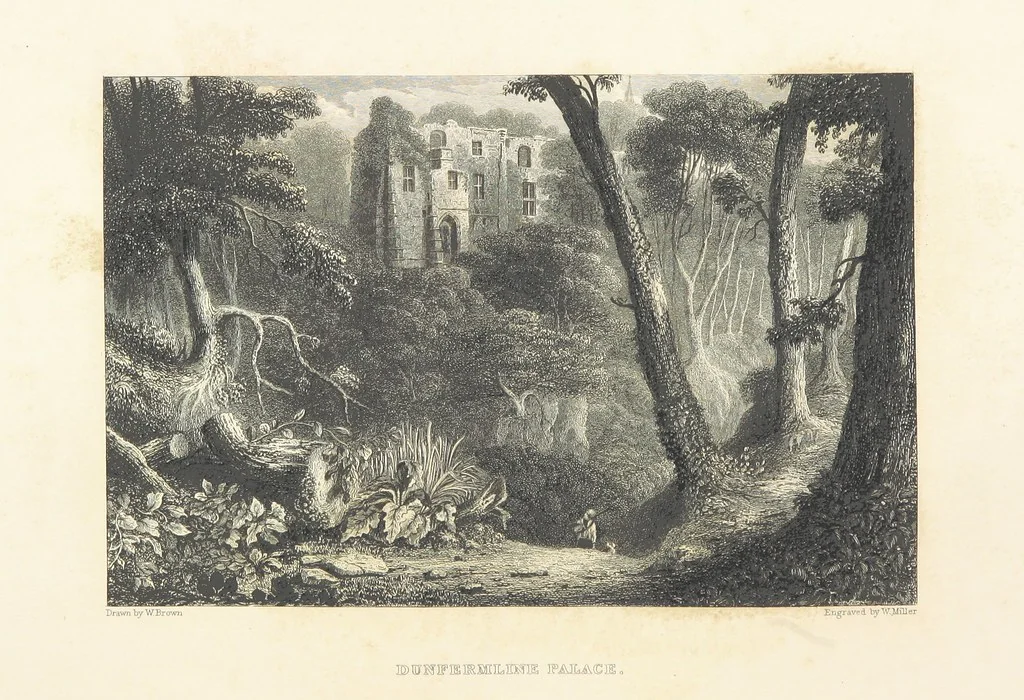 An illustration from Select Views of the Royal Palaces of Scotland ... With illustrative descriptions ... by the late Rev. John Jamieson ... Second edition, 1840, leaf 126