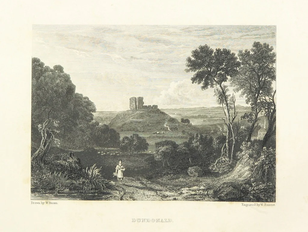 An illustration from Select Views of the Royal Palaces of Scotland ... With illustrative descriptions ... by the late Rev. John Jamieson ... Second edition, 1840, leaf 204