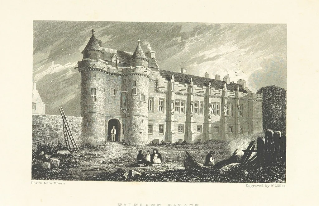 An illustration from Select Views of the Royal Palaces of Scotland ... With illustrative descriptions ... by the late Rev. John Jamieson ... Second edition, 1840, leaf 39
