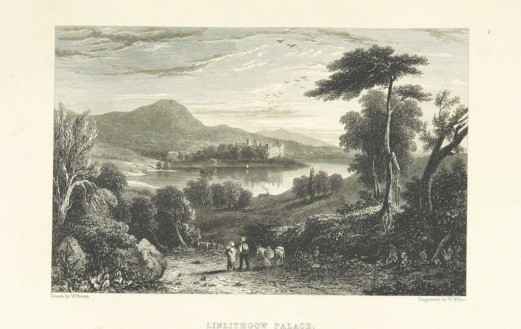 An illustration from Select Views of the Royal Palaces of Scotland ... With illustrative descriptions ... by the late Rev. John Jamieson ... Second edition, 1840, leaf 49