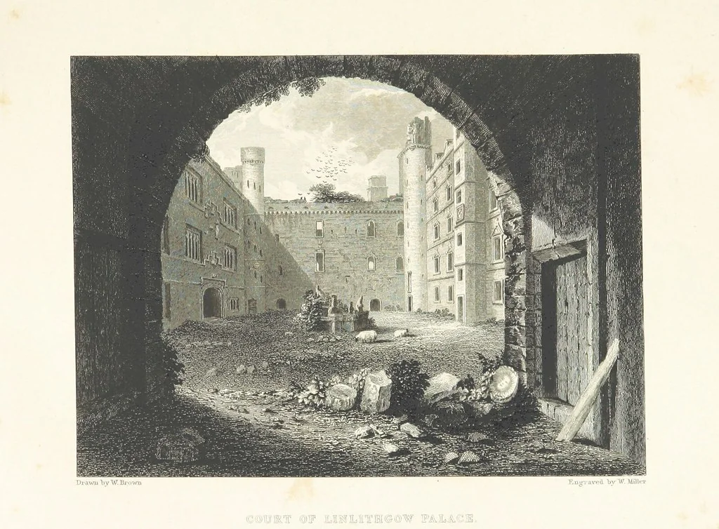 An illustration from Select Views of the Royal Palaces of Scotland ... With illustrative descriptions ... by the late Rev. John Jamieson ... Second edition, 1840, leaf 51