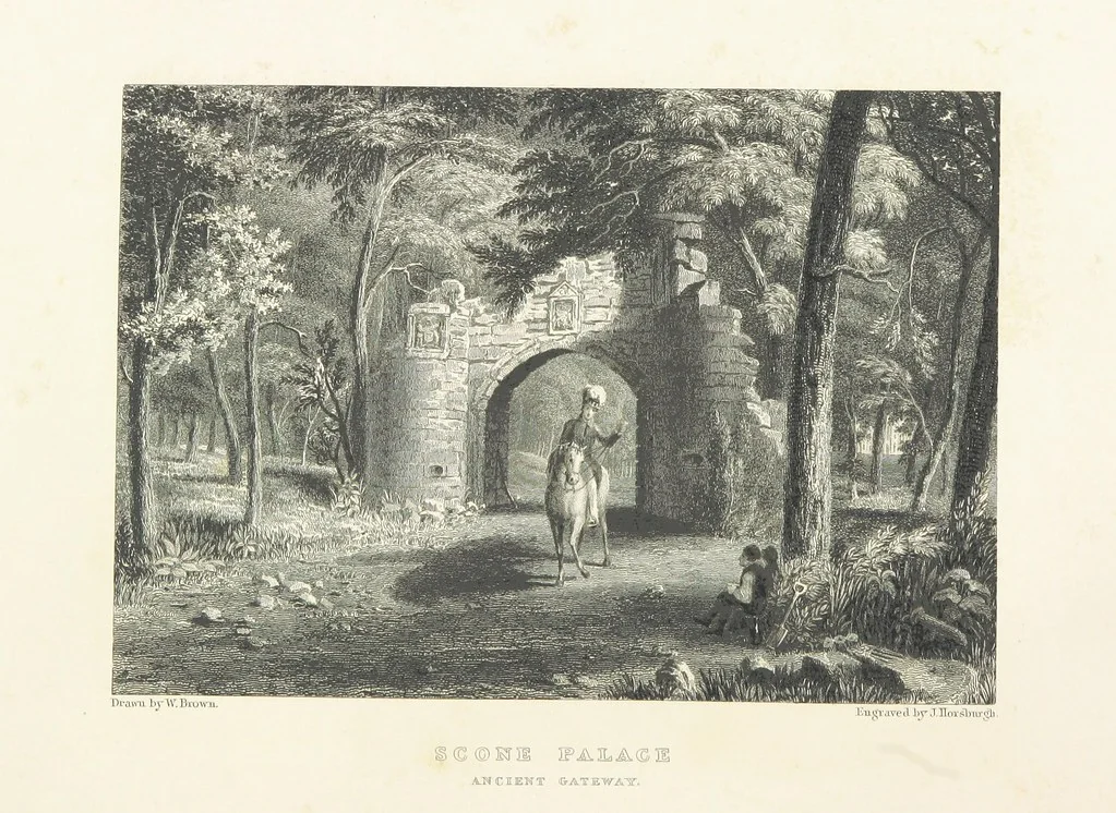 An illustration from Select Views of the Royal Palaces of Scotland ... With illustrative descriptions ... by the late Rev. John Jamieson ... Second edition, 1840, leaf 60