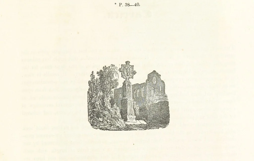 An illustration from Select Views of the Royal Palaces of Scotland ... With illustrative descriptions ... by the late Rev. John Jamieson ... Second edition, 1840, leaf 71