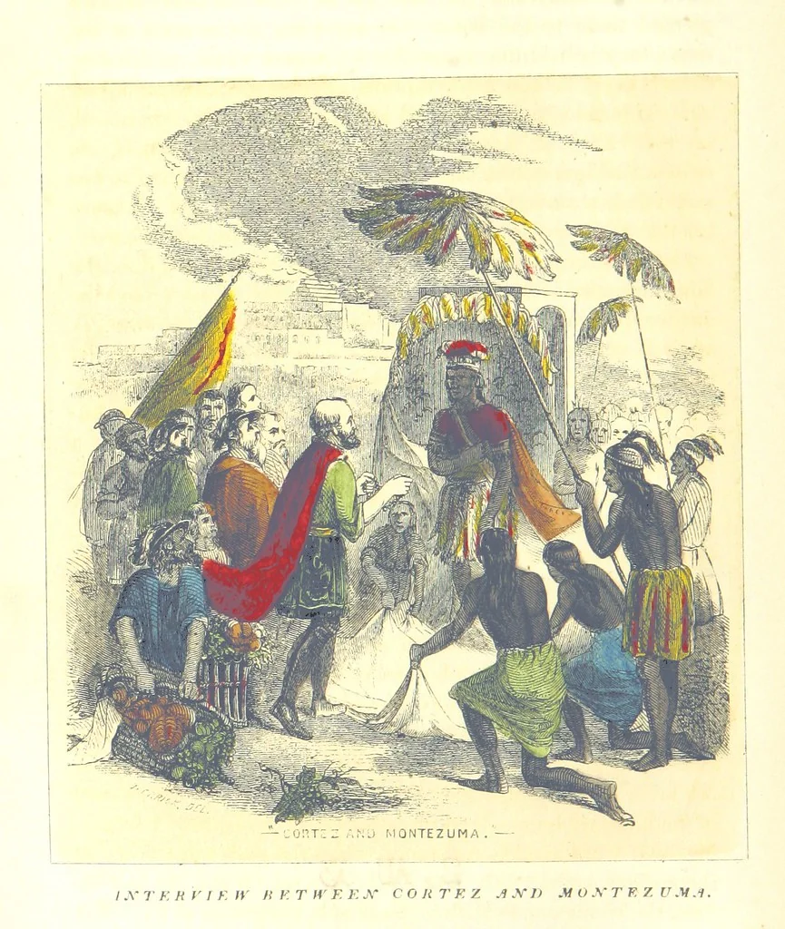 An illustration from The Discoverers, Pioneers, and Settlers of North and South America, from the earliest period, 982, to the present time ... With numerous ... illustrations, etc, 1853, leaf 220
