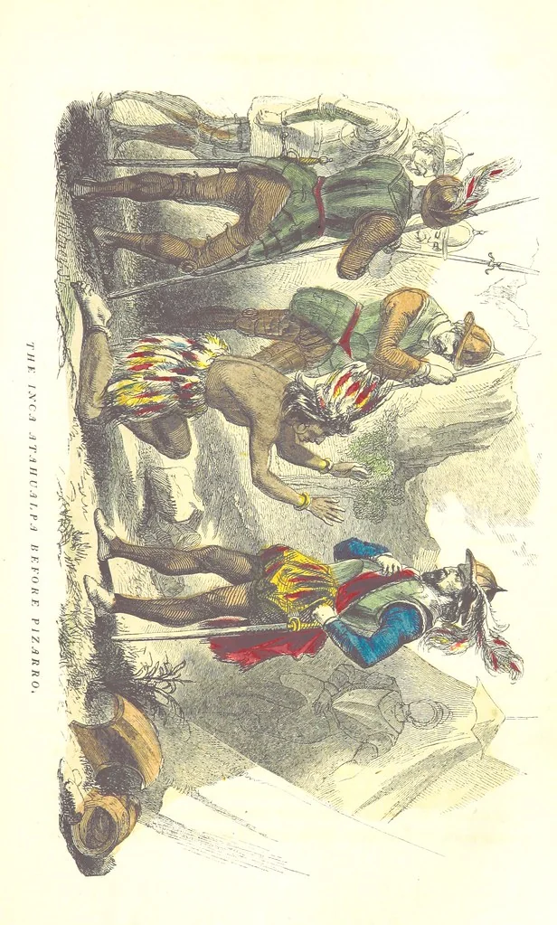 An illustration from The Discoverers, Pioneers, and Settlers of North and South America, from the earliest period, 982, to the present time ... With numerous ... illustrations, etc, 1853, leaf 351