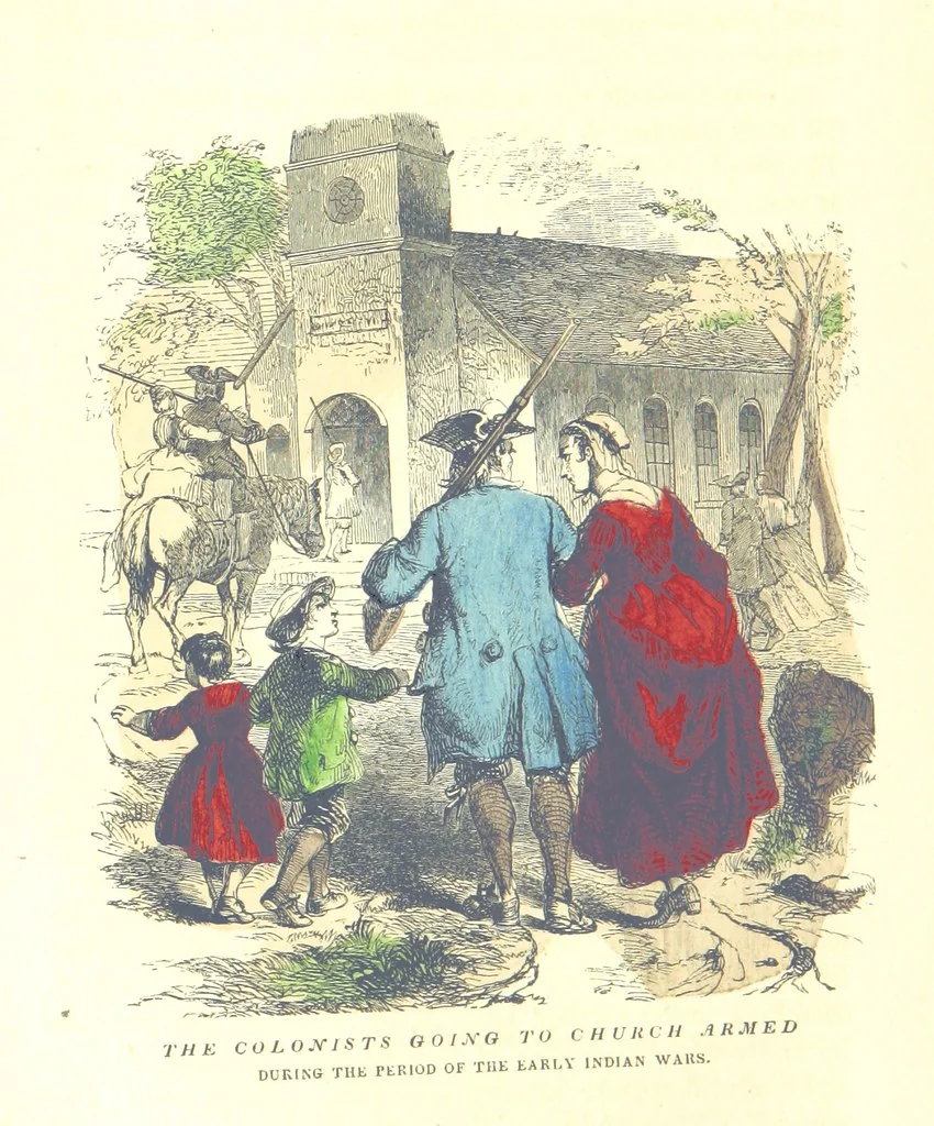 An illustration from The Discoverers, Pioneers, and Settlers of North and South America, from the earliest period, 982, to the present time ... With numerous ... illustrations, etc, 1853, leaf 576