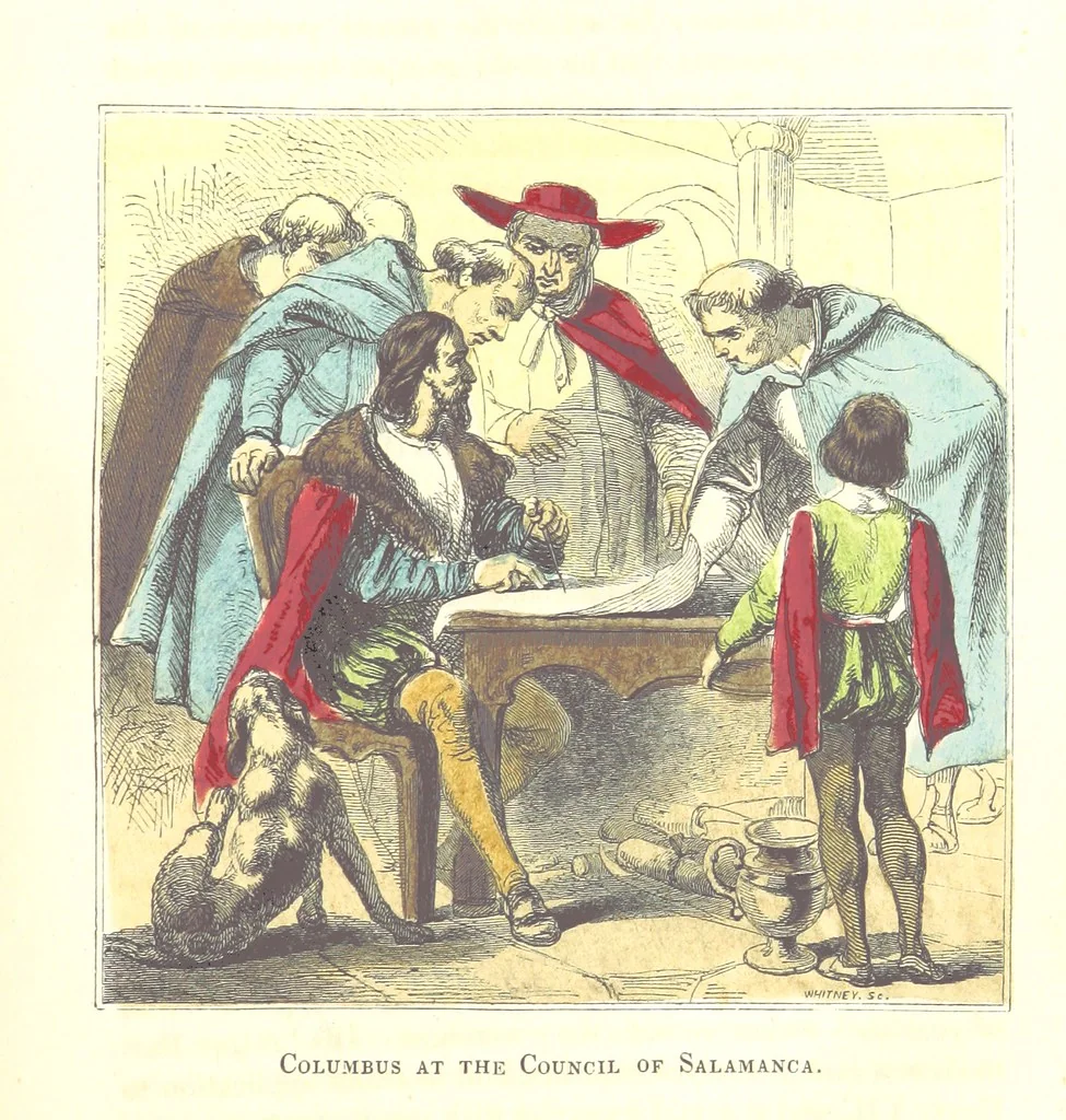 An illustration from The Discoverers, Pioneers, and Settlers of North and South America, from the earliest period, 982, to the present time ... With numerous ... illustrations, etc, 1853, leaf 61