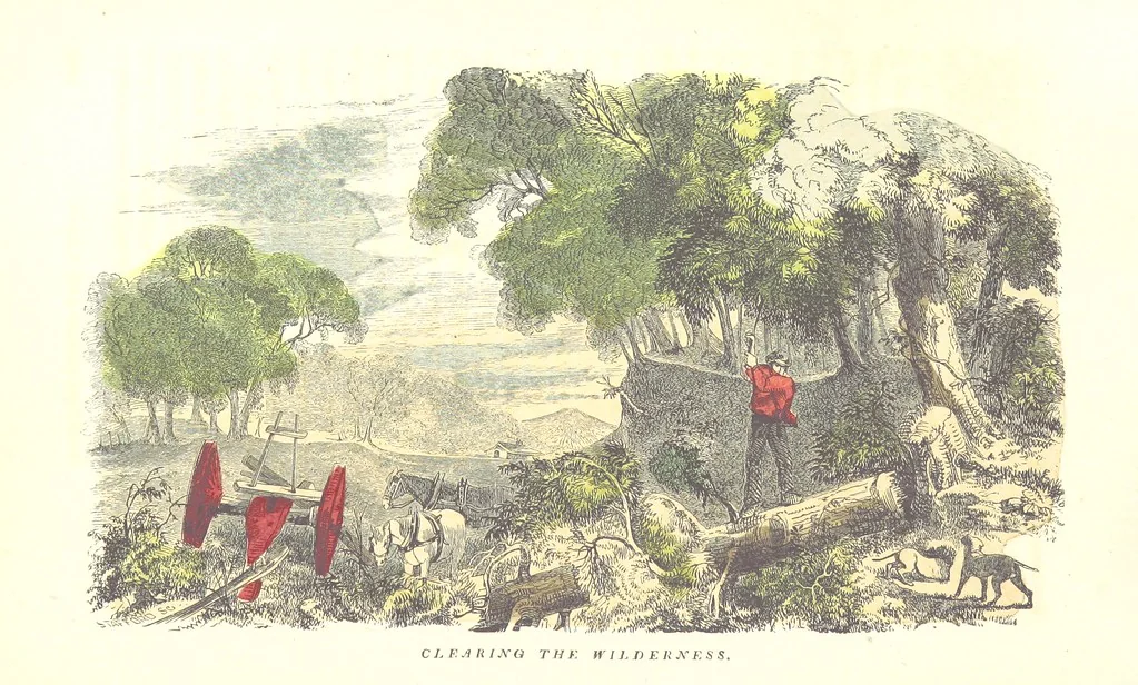 An illustration from The Discoverers, Pioneers, and Settlers of North and South America, from the earliest period, 982, to the present time ... With numerous ... illustrations, etc, 1853, leaf 631