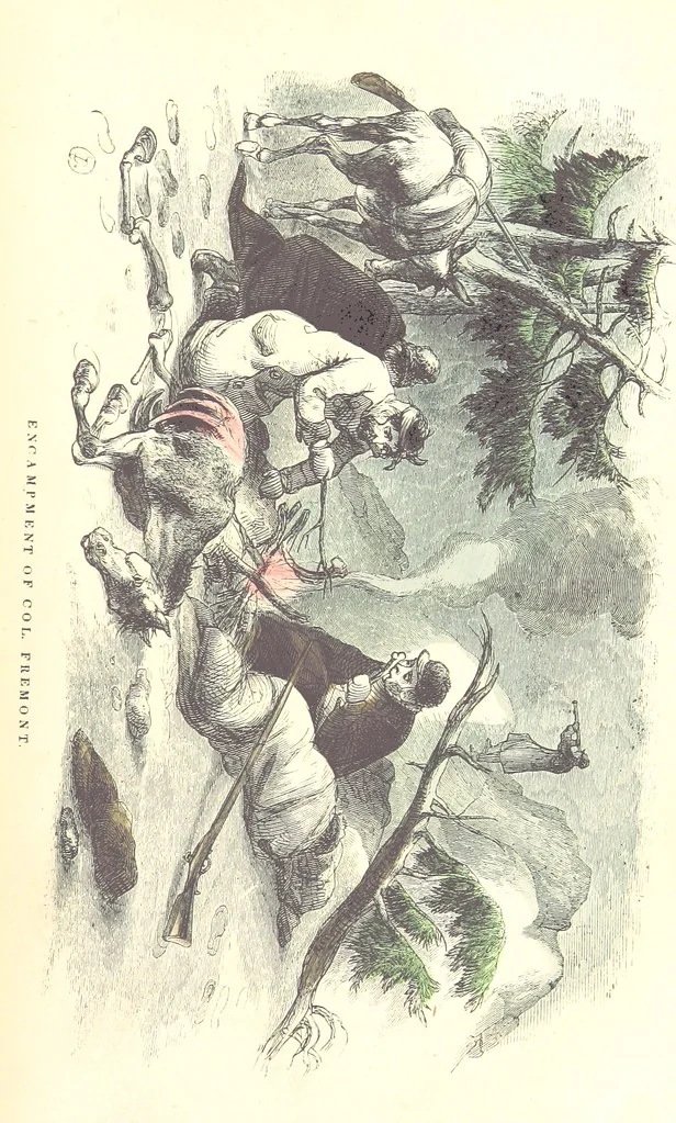 An illustration from The Discoverers, Pioneers, and Settlers of North and South America, from the earliest period, 982, to the present time ... With numerous ... illustrations, etc, 1853, leaf 697