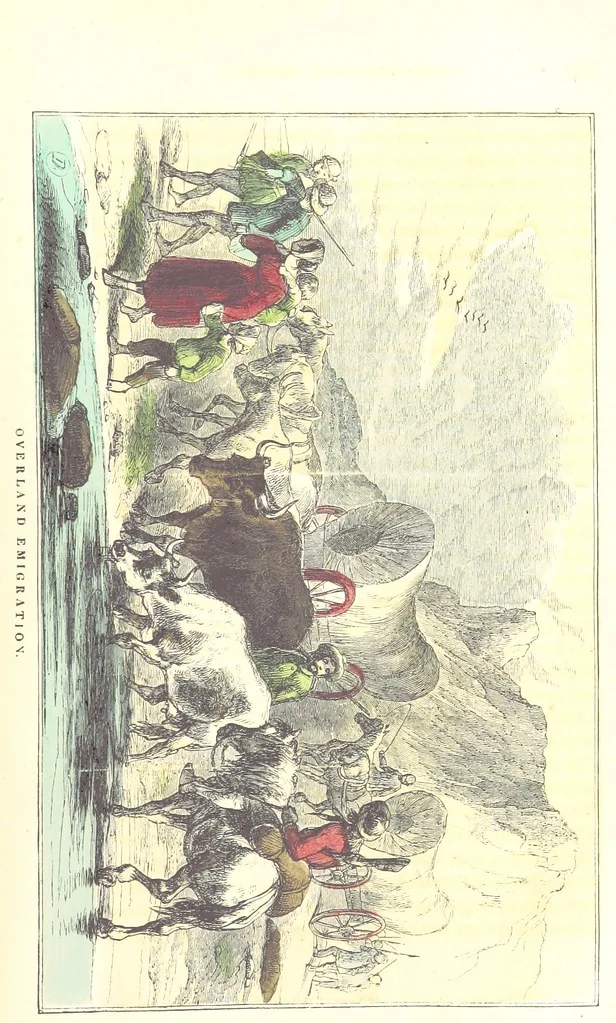 An illustration from The Discoverers, Pioneers, and Settlers of North and South America, from the earliest period, 982, to the present time ... With numerous ... illustrations, etc, 1853, leaf 707