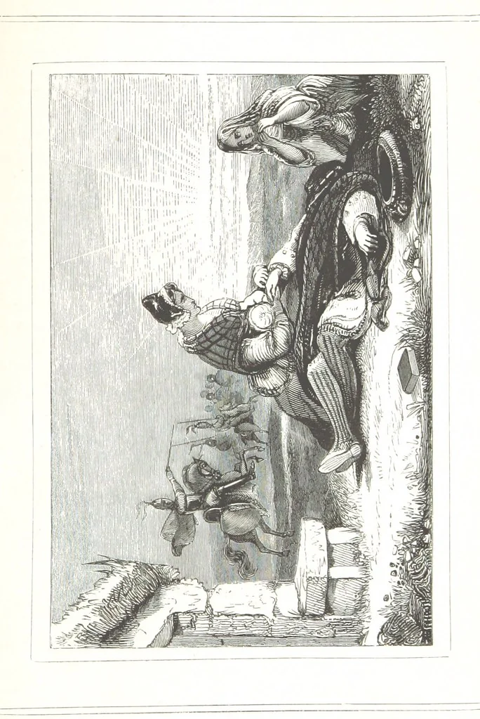 An illustration from The History of Scotland, translated ... with notes, and a continuation to the present time. A new edition ... By James Aikman, 1855, leaf 147