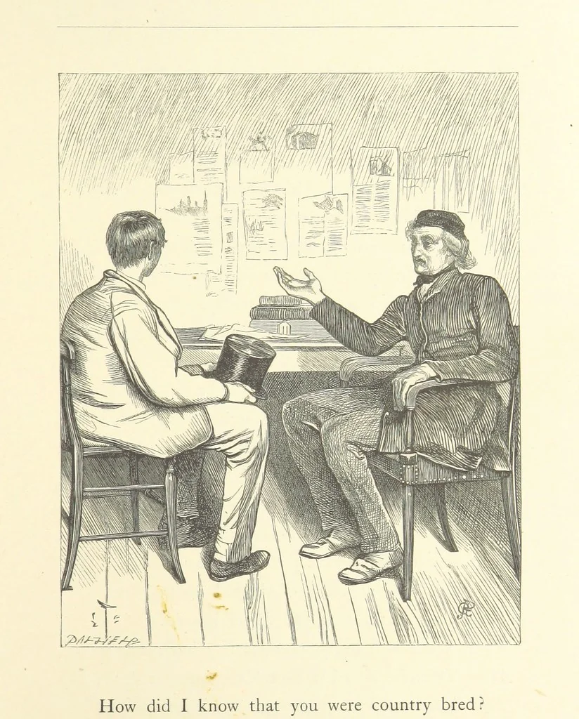 An illustration from North Coast and other poems ... With illustrations by J. Wolf, T. Dalziel [and others] ... Engraved by the Brothers Dalziel, 1868, leaf 113