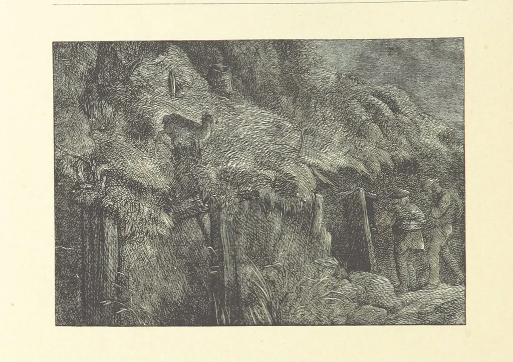 An illustration from North Coast and other poems ... With illustrations by J. Wolf, T. Dalziel [and others] ... Engraved by the Brothers Dalziel, 1868, leaf 218