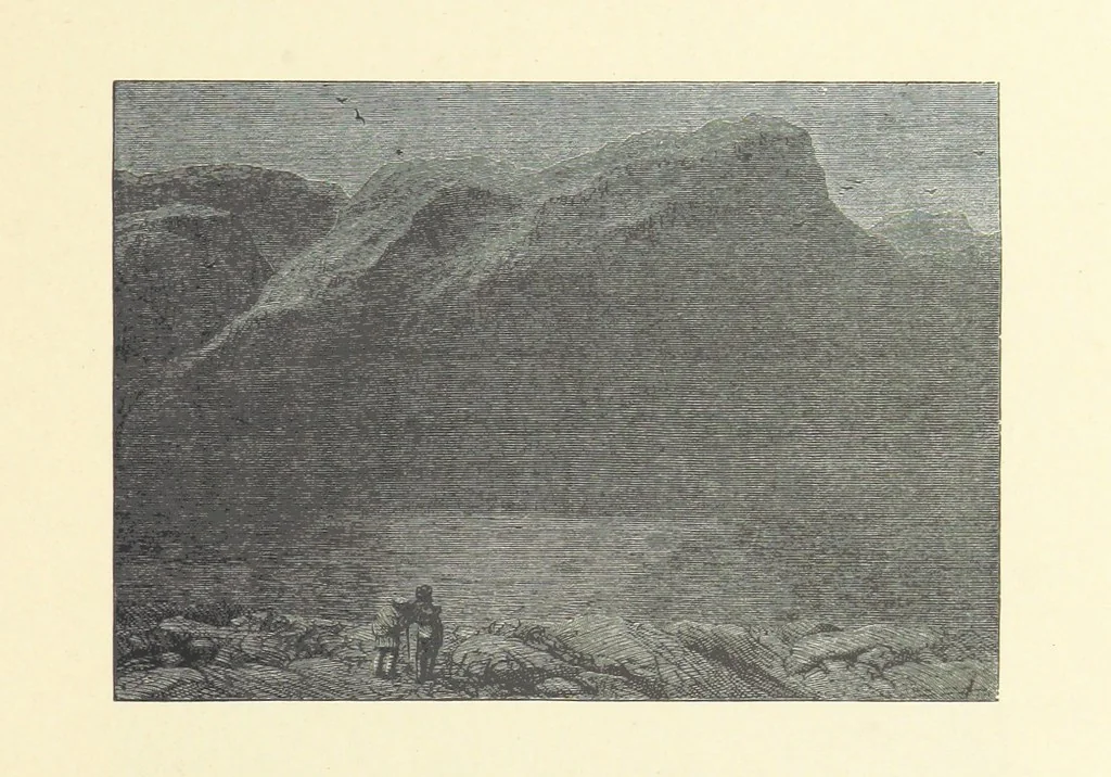 An illustration from North Coast and other poems ... With illustrations by J. Wolf, T. Dalziel [and others] ... Engraved by the Brothers Dalziel, 1868, leaf 223