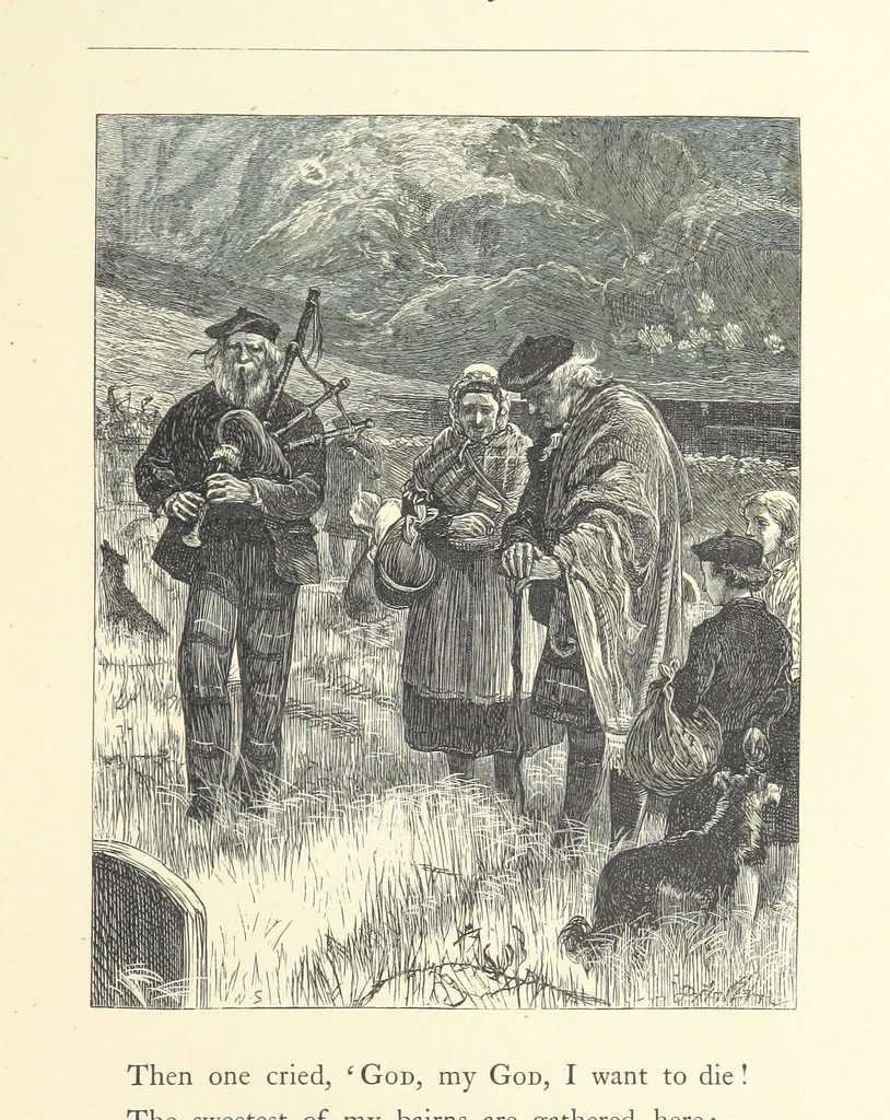 An illustration from North Coast and other poems ... With illustrations by J. Wolf, T. Dalziel [and others] ... Engraved by the Brothers Dalziel, 1868, leaf 233