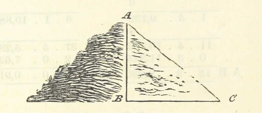 An illustration from The Practical Miner's Guide; comprising a set of trigonometrical tables, adapted to all the purposes of ... dialling ... Also a treatise on the art and practice of assaying silver, copper, lead, and tin, etc. [With plates, 1825, leaf 74