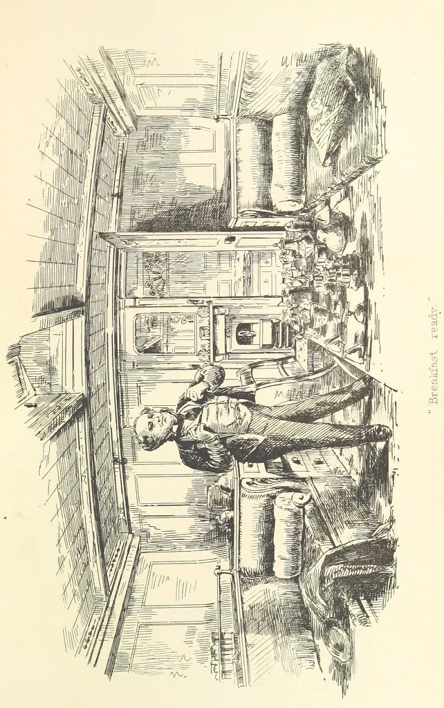 An illustration from A Trip through the Caledonian Canal and tour in the Highlands. By “Bumps” ... Illustrated by “Chalk.”, 1861, leaf 163