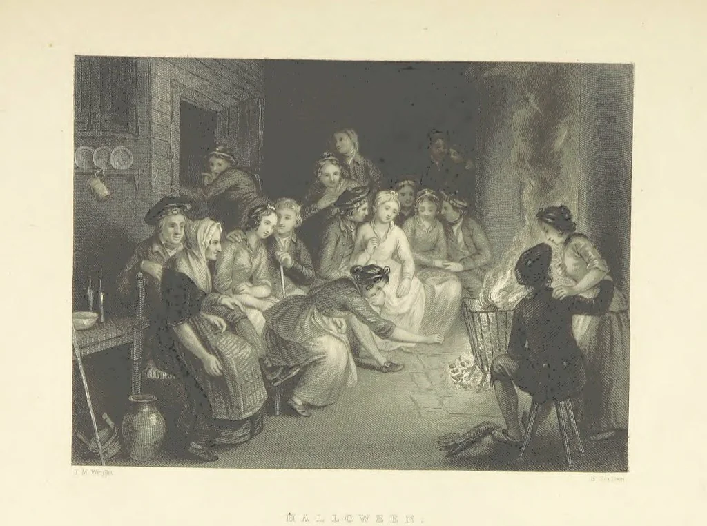 An illustration from The Poems, Letters, and Land of Robert Burns: illustrated by W. H. Bartlett, T. Allom, and other artists. With a new memoir of the poet, and notices, critical and biographical, of his works, by Allan Cunningham, 1840, leaf 139