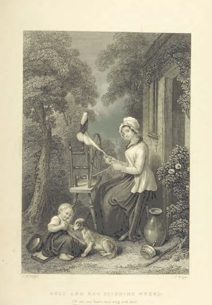 An illustration from The Poems, Letters, and Land of Robert Burns: illustrated by W. H. Bartlett, T. Allom, and other artists. With a new memoir of the poet, and notices, critical and biographical, of his works, by Allan Cunningham, 1840, leaf 309