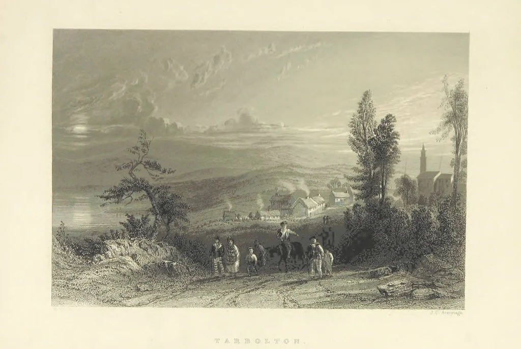 An illustration from The Poems, Letters, and Land of Robert Burns: illustrated by W. H. Bartlett, T. Allom, and other artists. With a new memoir of the poet, and notices, critical and biographical, of his works, by Allan Cunningham, 1840, leaf 31