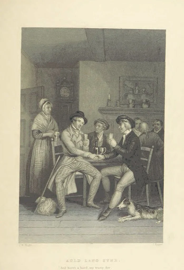 An illustration from The Poems, Letters, and Land of Robert Burns: illustrated by W. H. Bartlett, T. Allom, and other artists. With a new memoir of the poet, and notices, critical and biographical, of his works, by Allan Cunningham, 1840, leaf 347