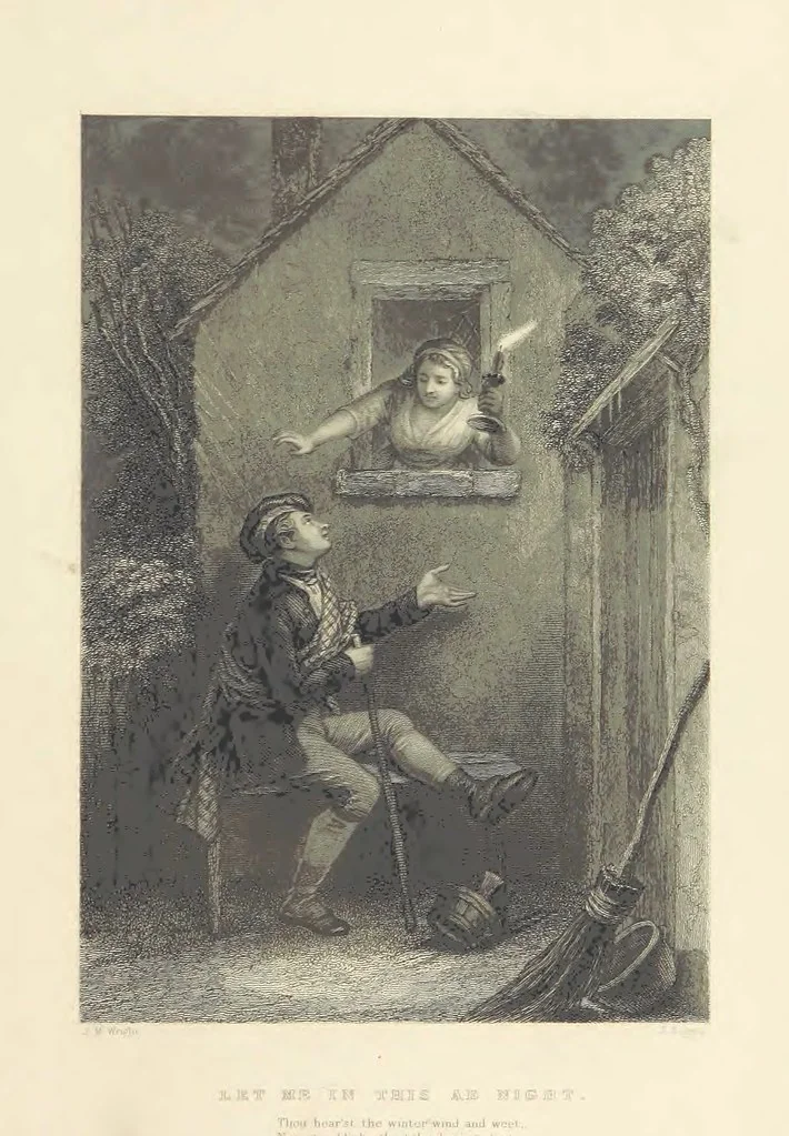 An illustration from The Poems, Letters, and Land of Robert Burns: illustrated by W. H. Bartlett, T. Allom, and other artists. With a new memoir of the poet, and notices, critical and biographical, of his works, by Allan Cunningham, 1840, leaf 365