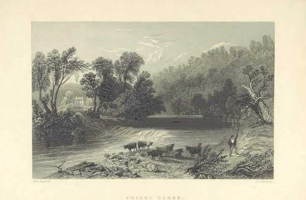 An illustration from The Poems, Letters, and Land of Robert Burns: illustrated by W. H. Bartlett, T. Allom, and other artists. With a new memoir of the poet, and notices, critical and biographical, of his works, by Allan Cunningham, 1840, leaf 70
