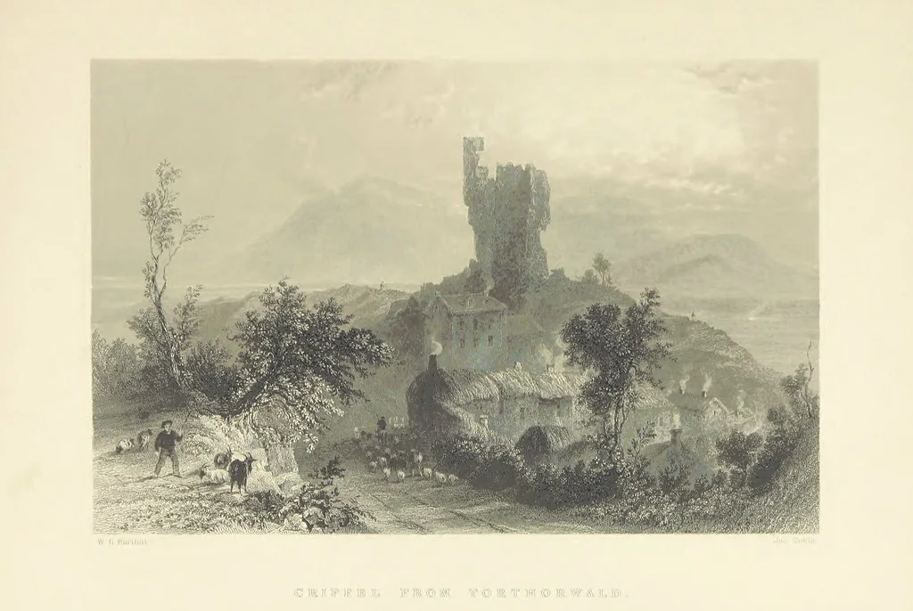 An illustration from The Poems, Letters, and Land of Robert Burns: illustrated by W. H. Bartlett, T. Allom, and other artists. With a new memoir of the poet, and notices, critical and biographical, of his works, by Allan Cunningham, 1840, leaf 81