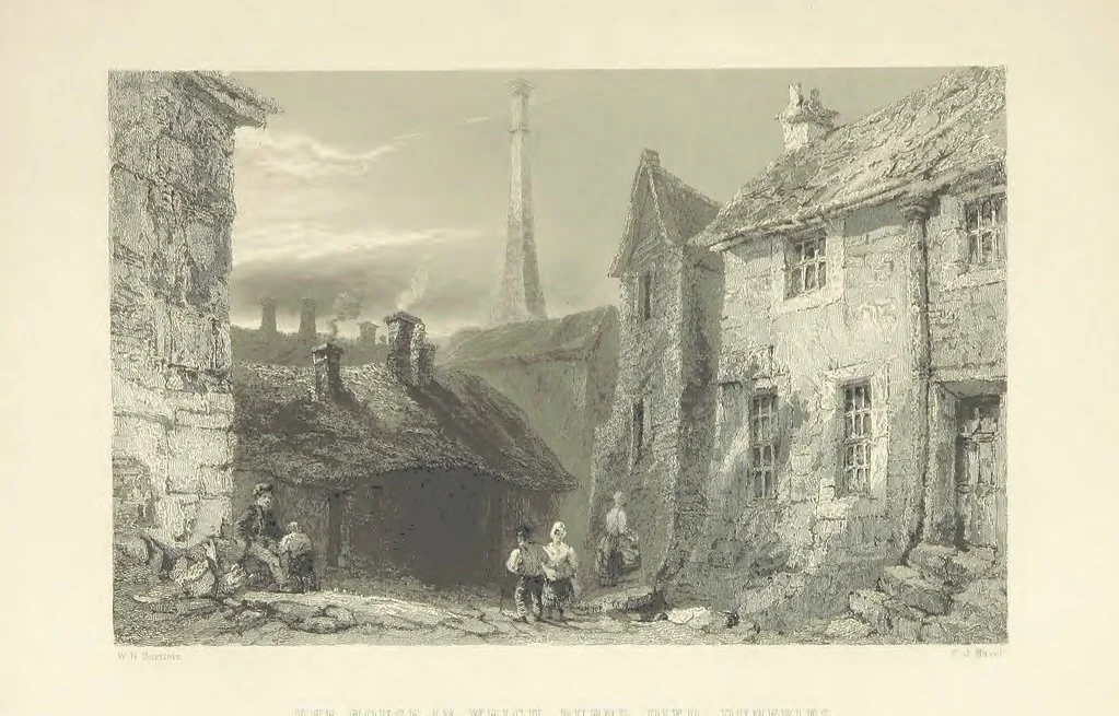 An illustration from The Poems, Letters, and Land of Robert Burns: illustrated by W. H. Bartlett, T. Allom, and other artists. With a new memoir of the poet, and notices, critical and biographical, of his works, by Allan Cunningham, 1840, leaf 189