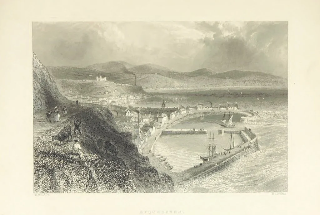 An illustration from The Poems, Letters, and Land of Robert Burns: illustrated by W. H. Bartlett, T. Allom, and other artists. With a new memoir of the poet, and notices, critical and biographical, of his works, by Allan Cunningham, 1840, leaf 225