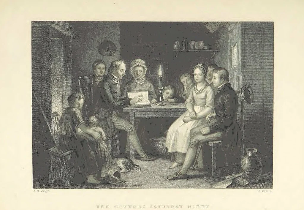An illustration from The Poems, Letters, and Land of Robert Burns: illustrated by W. H. Bartlett, T. Allom, and other artists. With a new memoir of the poet, and notices, critical and biographical, of his works, by Allan Cunningham, 1840, leaf 272