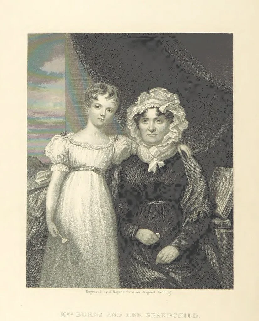 An illustration from The Poems, Letters, and Land of Robert Burns: illustrated by W. H. Bartlett, T. Allom, and other artists. With a new memoir of the poet, and notices, critical and biographical, of his works, by Allan Cunningham, 1840, leaf 288