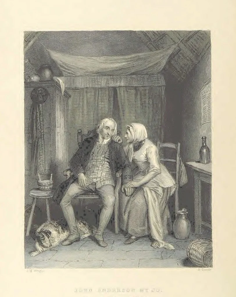 An illustration from The Poems, Letters, and Land of Robert Burns: illustrated by W. H. Bartlett, T. Allom, and other artists. With a new memoir of the poet, and notices, critical and biographical, of his works, by Allan Cunningham, 1840, leaf 324