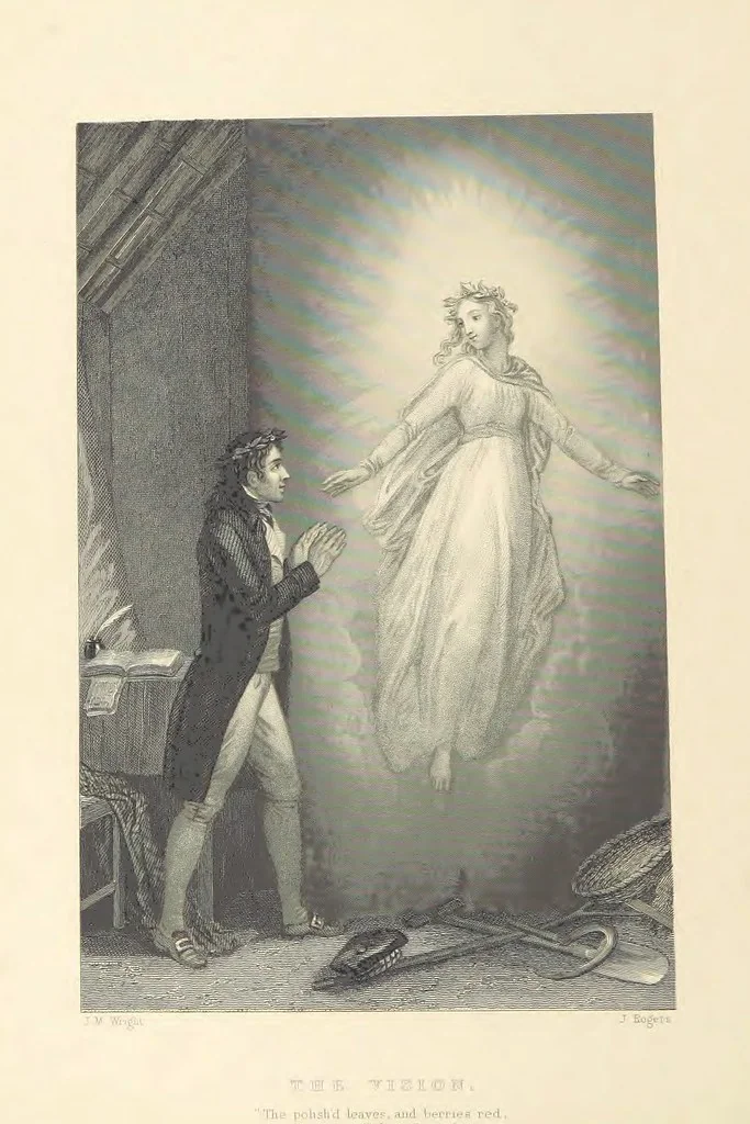 An illustration from The Poems, Letters, and Land of Robert Burns: illustrated by W. H. Bartlett, T. Allom, and other artists. With a new memoir of the poet, and notices, critical and biographical, of his works, by Allan Cunningham, 1840, leaf 342