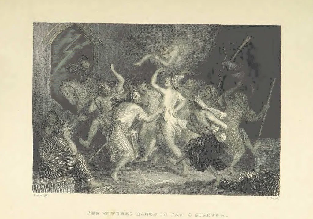 An illustration from The Poems, Letters, and Land of Robert Burns: illustrated by W. H. Bartlett, T. Allom, and other artists. With a new memoir of the poet, and notices, critical and biographical, of his works, by Allan Cunningham, 1840, leaf 406