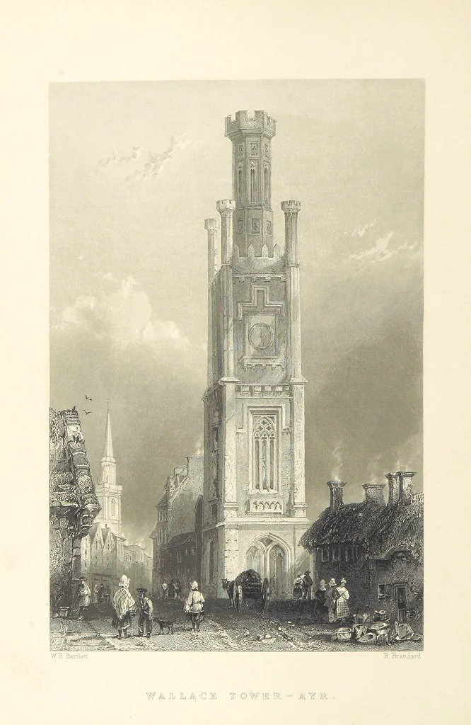 An illustration from The Poems, Letters, and Land of Robert Burns: illustrated by W. H. Bartlett, T. Allom, and other artists. With a new memoir of the poet, and notices, critical and biographical, of his works, by Allan Cunningham, 1840, leaf 480