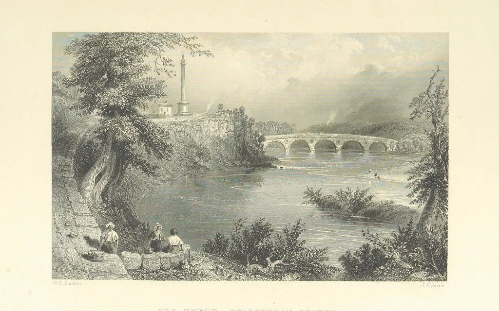 An illustration from The Poems, Letters, and Land of Robert Burns: illustrated by W. H. Bartlett, T. Allom, and other artists. With a new memoir of the poet, and notices, critical and biographical, of his works, by Allan Cunningham, 1840, leaf 492