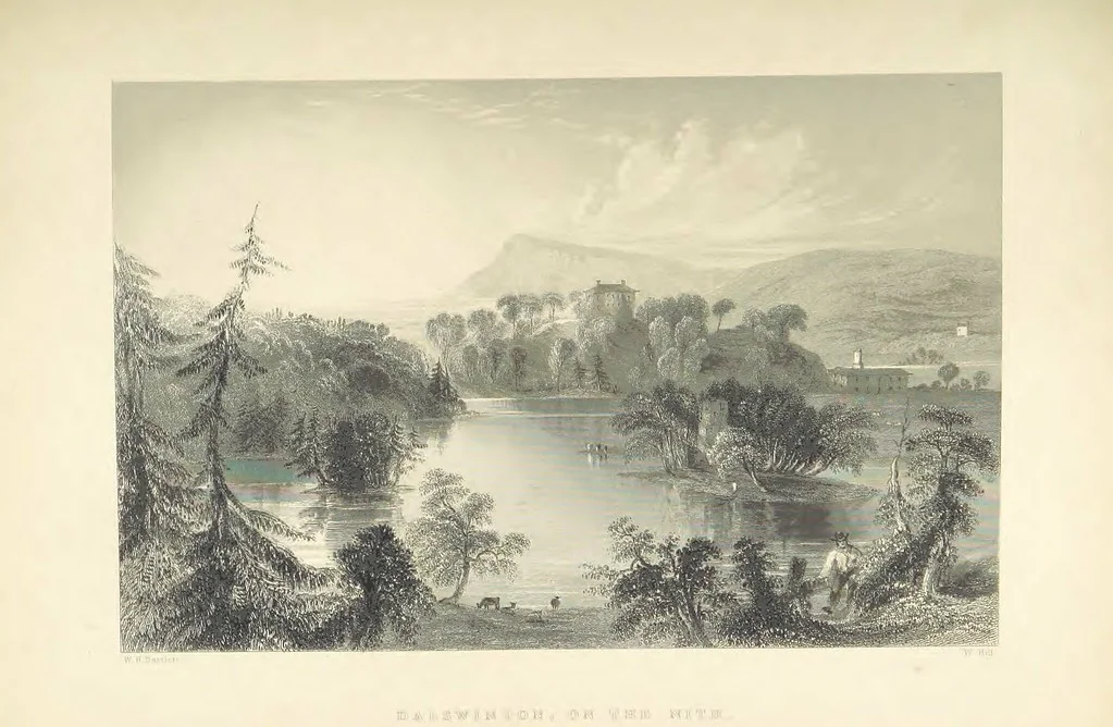 An illustration from The Poems, Letters, and Land of Robert Burns: illustrated by W. H. Bartlett, T. Allom, and other artists. With a new memoir of the poet, and notices, critical and biographical, of his works, by Allan Cunningham, 1840, leaf 86